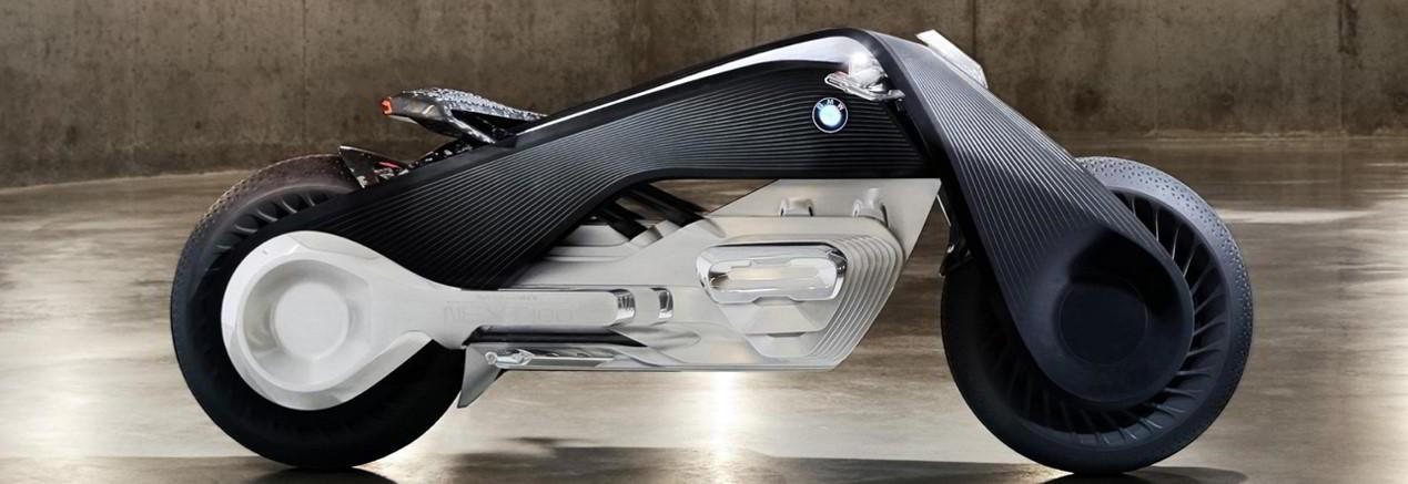 La moto del futuro. ¿sin casco?