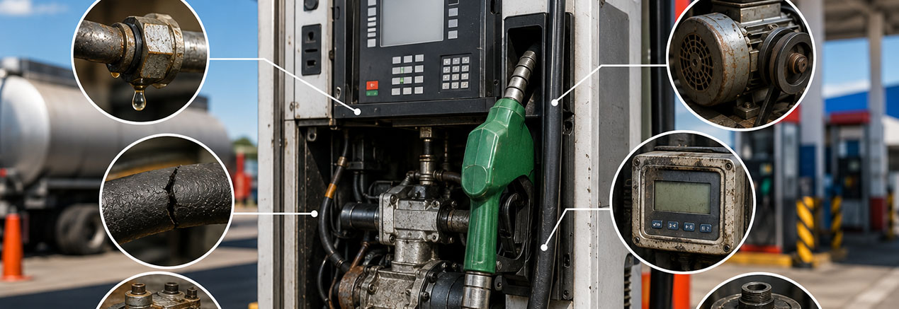 Se&ntilde;ales de desgaste en equipos de carga de combustible